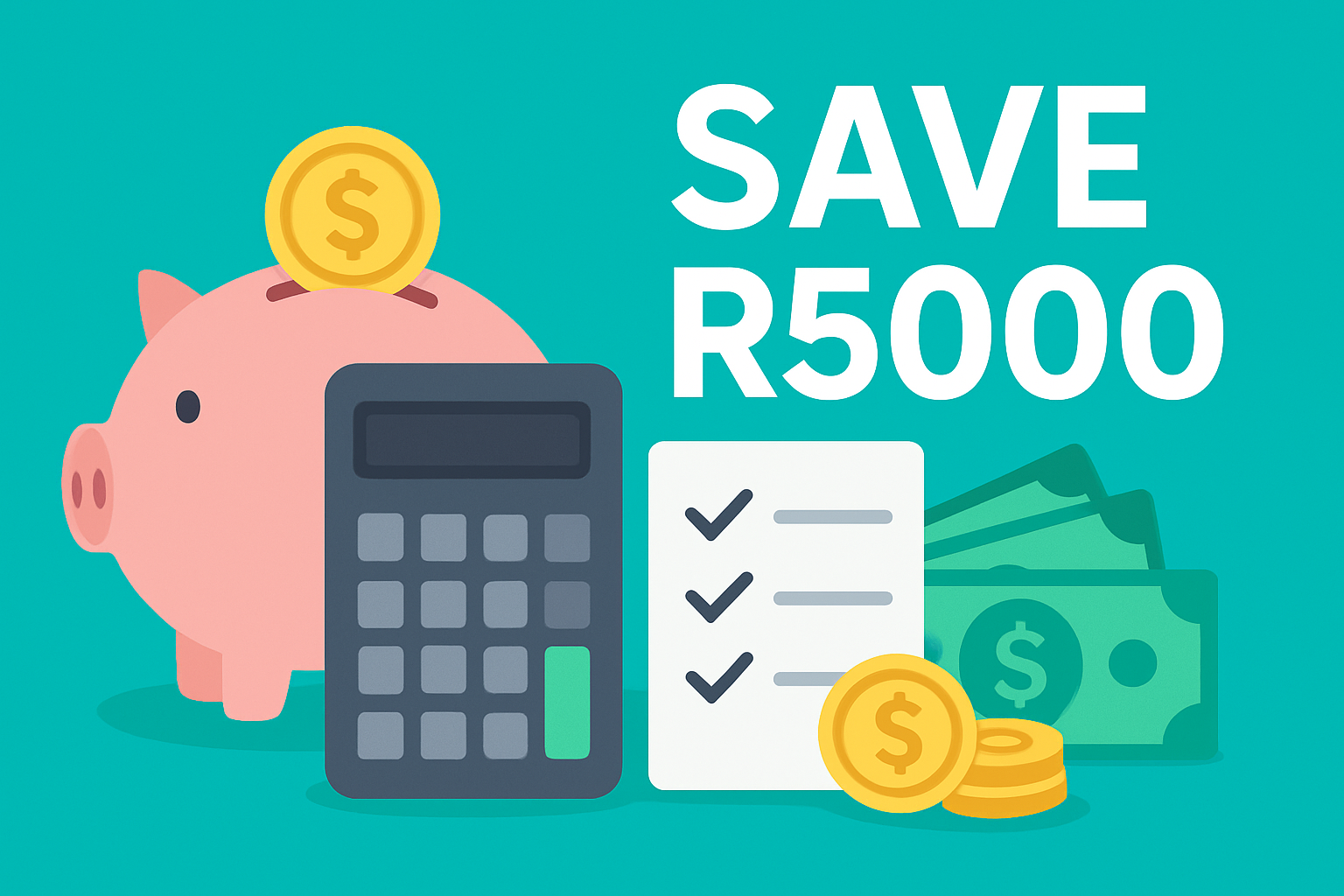 Read more about the article 10 Budgeting Tips to Save R5000 This Year (Even on a Tight Income)