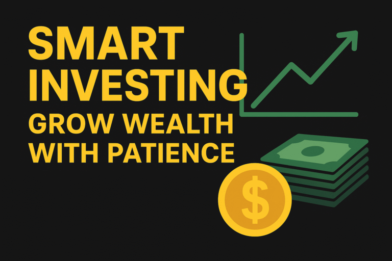 Smart Investing: How to Grow Wealth with Patience and Strategy